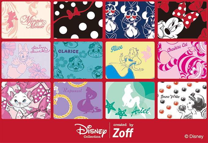zoffのディズニーコレクションが可愛い！ラプンツェル、白雪姫、アリスなどが登場！見逃せない！
